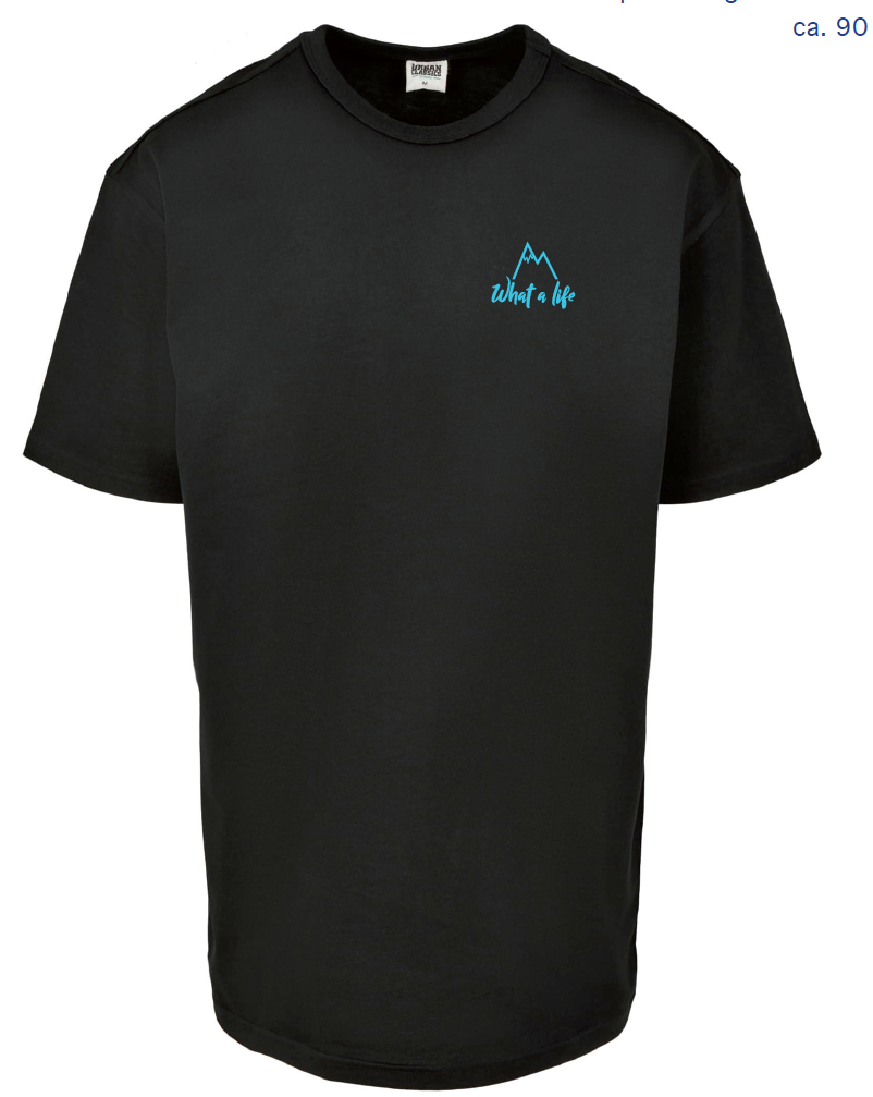 Mountain logo t shirts - Black
