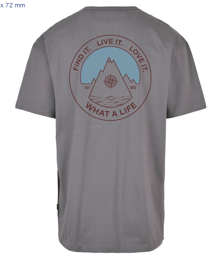 Mountain logo t shirts - Grey