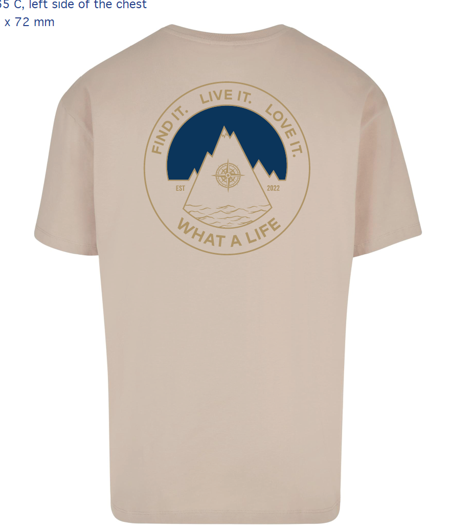 Mountain logo t shirts - Beige