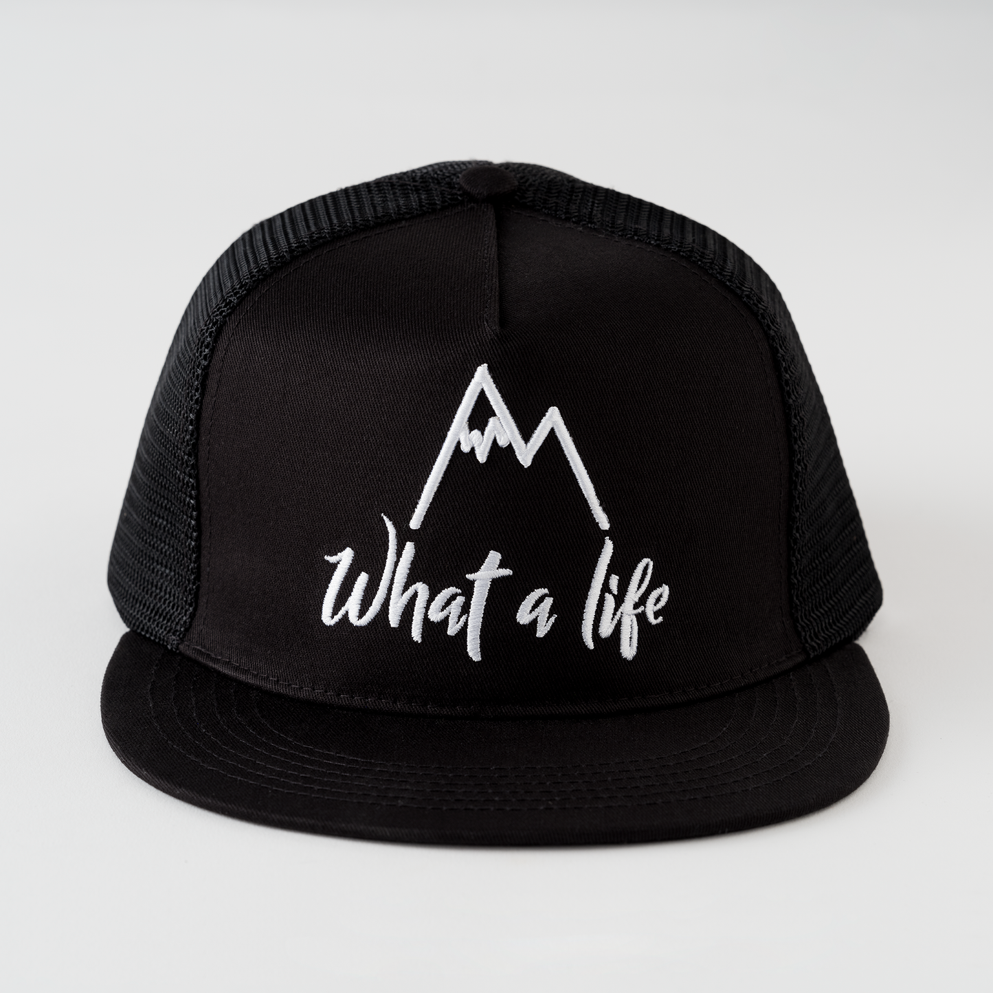 What A Life SnapBack Hat - Midnight Black