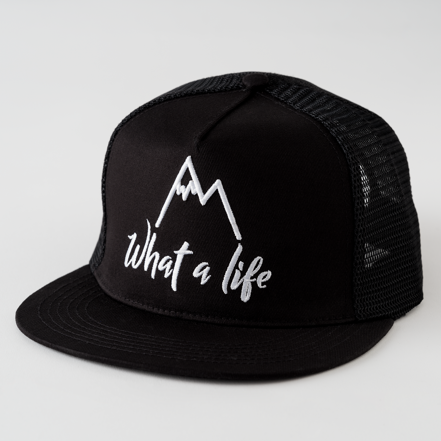 What A Life SnapBack Hat - Midnight Black